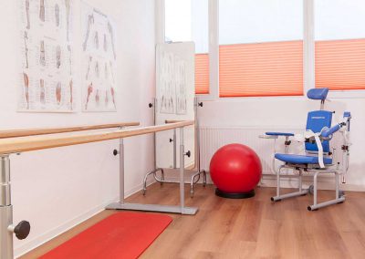 Gehbarren und Schultermotorschiene des Physiotherapiezentrum Bühl